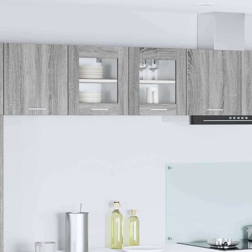 vidaXL viseći ormarić s policom riga 2 pcs siva sonoma 40 x 31 x 40 cm Cene