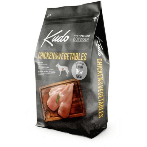 Kudo junior all breeds chicken & vegetables 12 kg Cene