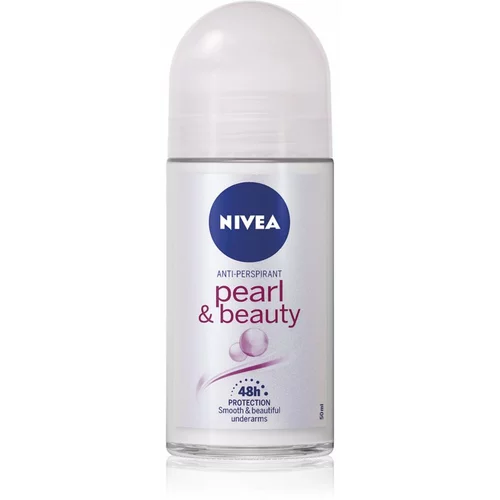 Nivea Pearl & Beauty anti-transpirant roll-on za ženske 48h 50 ml