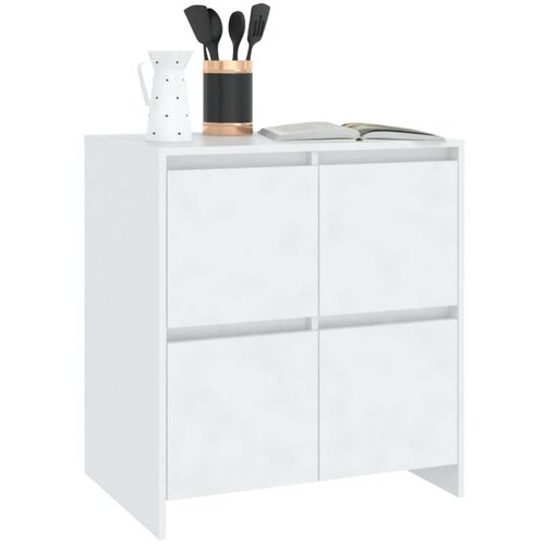 VidaXL Komode 2 kom bijele 70 x 41 x 75 cm od iverice Slike