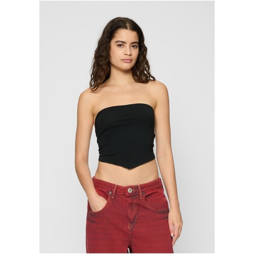 Urban Classics Women&amp;#039;s knot bandeau top 2 pcs white+black Slike