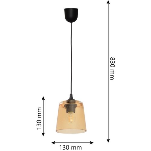  Luster na sajli LUCEA 1xE27/15W/230V Slike