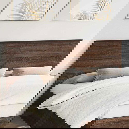 vidaXL Uzglavlje s uzglavljem Smeđi hrast 180 cm Konstruirano drvo Cijene