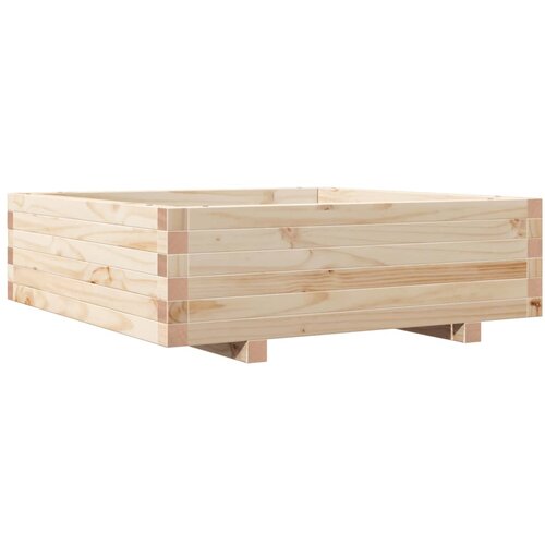 Maison Chic Vrtno cvetlično korito - Cvetlični Lonec 80x80x26,5 cm trdna borovina, (21789742) Cene