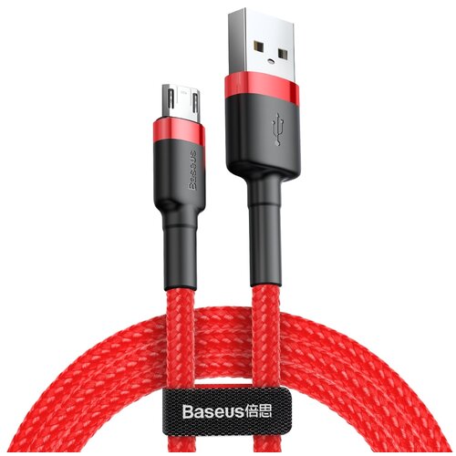 Baseus Vzdržljiv gibljiv kabel USB microUSB kabel 1.5A 2M rdeč, (21090371) Cene