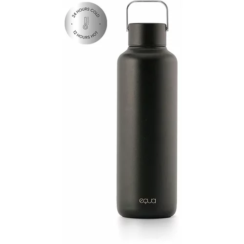 Equa Termo steklenica za vodo Timeless, 600 ml, črna