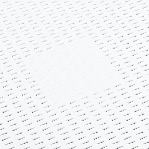  Bočni stol bijeli 54 x 54 x 36,5 cm plastični Slike