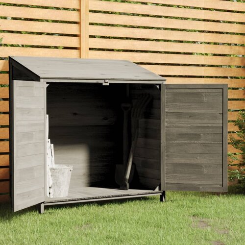 Furnova Vrtna lopa antracit 102x52x112 cm trden les jelke, (21912695) Cene