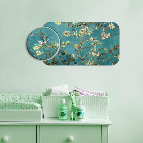 Wallity zidni sat YMS-01, 68x32 cm, 2 dela Cene