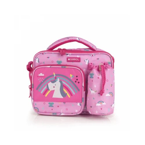  Torba na rame sa term. oblogom 27x21x6 cm 3,4l-0,26 kg Rainbow Gabol roze Cene