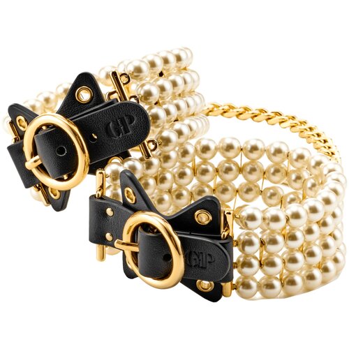 Allure biserna gleženjska verižica (črna) Cene