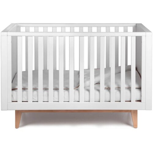 Troll nursery® otroška posteljica scandy™ 60x120 white/natural Cene