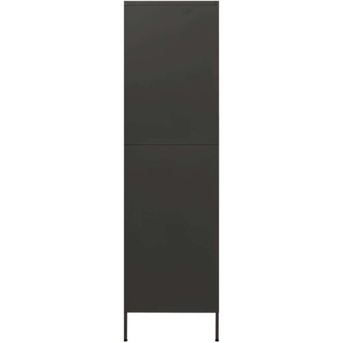 VidaXL garderobna omara antracitna 90x50x180 cm jeklo Slike