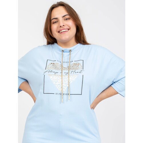 RELEVANCE Blouse-RV-BZ-7485.13P-light blue Cijene