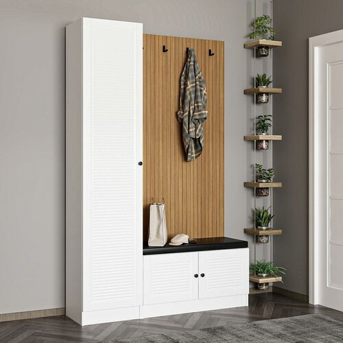 Woody Fashion noah - 8452 white hall stand Cene