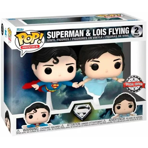 Funko POP pack 2 figures DC Comics Superman & Lois Flying Exclusive