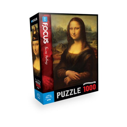 Blue focus puzzle 1000 delova Mona Liza ( 38764 ) Slike