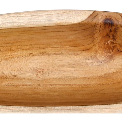  Fruit Bowl JEPARA Teak Brown 46 x 16 x 11 cm Slike