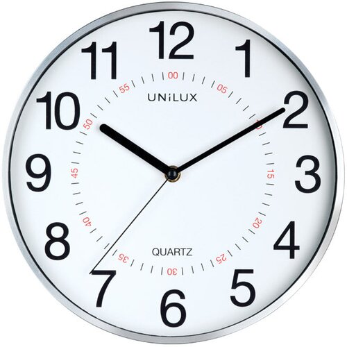Sat ZIDNI FI-28,5CM ARIA UNILUX METAL 400094280 SIVI Slike