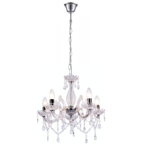 Toolight Klasični luster EBT004-5CP TRANSPARENT Slike