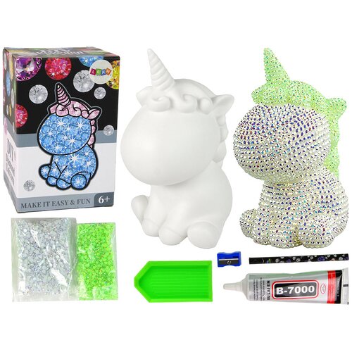 Creative Unicorn Kit DIY Diamonds Crystals Green Slike
