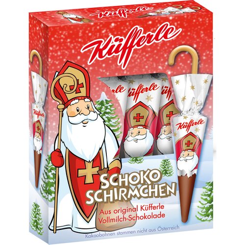K&amp;uuml;fferle Čokoladni dežnički Miklavž, 4 kosi - 54 g Slike