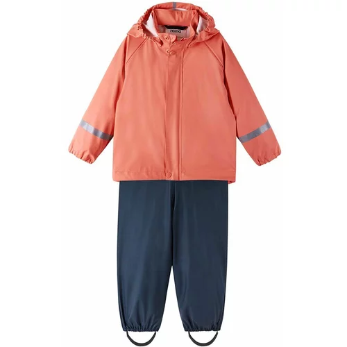 Reima otroška jakna in hlače oranžna barva