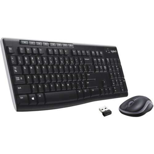 Logitech Raton MK270 RF tipkovnice Combo Black Reperic, (20605882) Cene