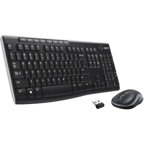 Logitech Raton MK270 RF tipkovnice Combo Black Reperic, (20605882)