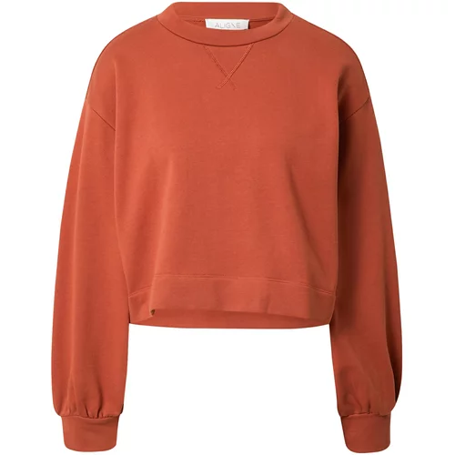 Aligne Sweater majica 'Barushka' hrđavo crvena
