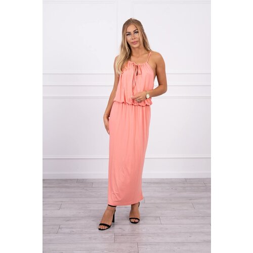 Kesi Boho dress with salmon Slike
