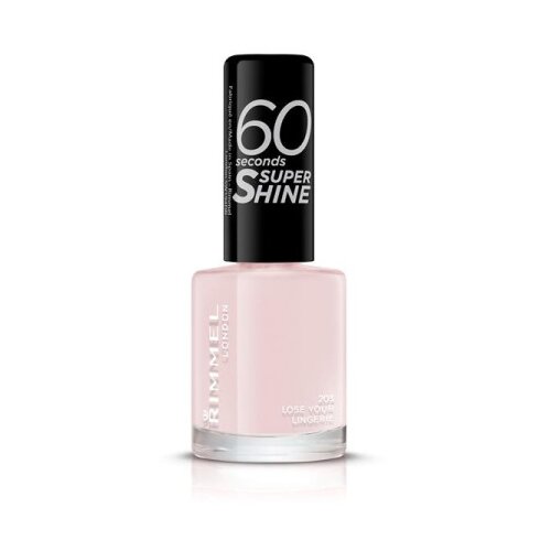 Rimmel London lak za nohte - 60 Seconds Super Shine Nail Polish - 203 Lose Your Lingerie Cene