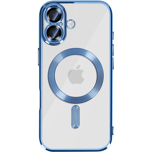 AVIZAR Ovitek za iPhone 17, združljiv z MagSafe, s kromiranim robom, Modra, (5000190150) Cene