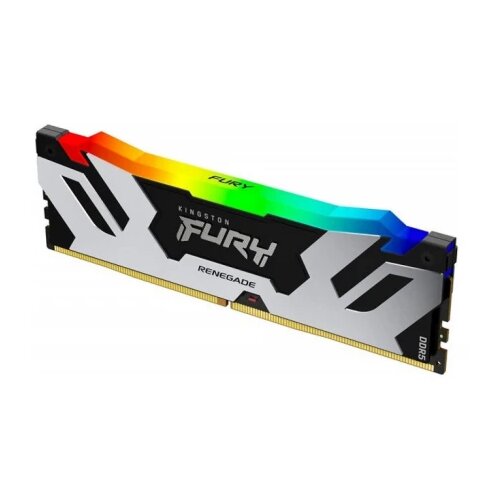 Kingston DDR5 48GB 6000MT/s [FURY RENEGADE RGB], Non-ECC UDIMM, CL32 1.35V, 288-Pin 2Rx8, Silver/Black, w/RGB Heatsink, XMP Slike