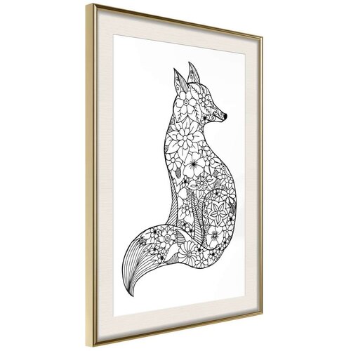  Poster - Openwork Fox 20x30 Slike