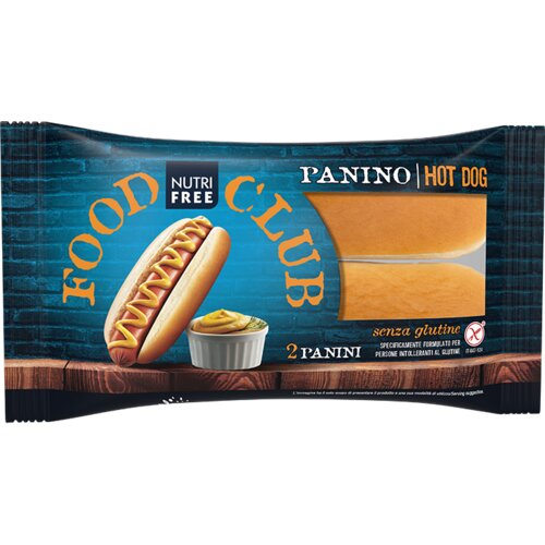 Nutri Free zemička bez glutena za hot dog 130g Slike