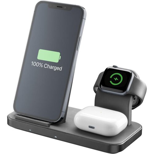 Cellular Line Wireless Charger Trio Apple Cene