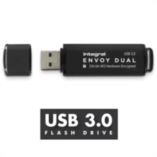 Integral 128GB USB 3.0 ENVOY DUAL FIPS 197 ENCRYPTED spominski ključek, (633061)
