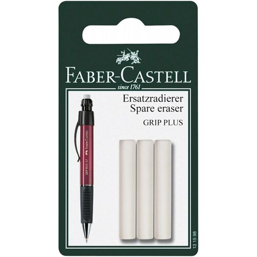 Faber-Castell Rezervna radirka Faber-Castell Grip Plus, 3 kosi Cene