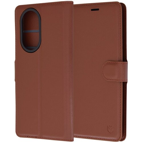 Techsuit Leather Folio preklopna maska za Honor 200 - smeđa Cijene
