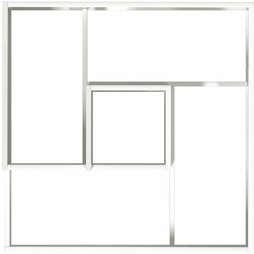 Vrtna saksija Bijelo 60 x 60 x 50 cm Čelična vrata Slike