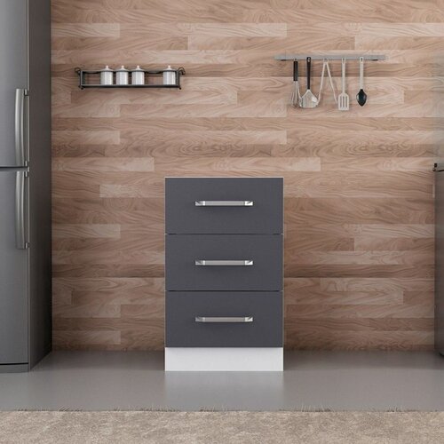 Hanah home kuhinjski element Minar 4161, 50 cm, beli / antracit Cene
