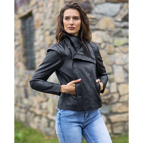 La Force Fashion ženska  invento kožna jakna ruby - crna Cene