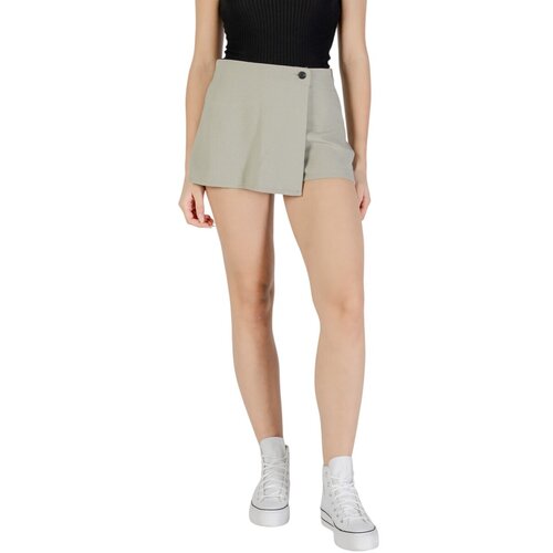 Only Kratke hlače & Bermuda ONLCARO HW LINEN BL SKORT CC PNT 15338905 Zelena Cene