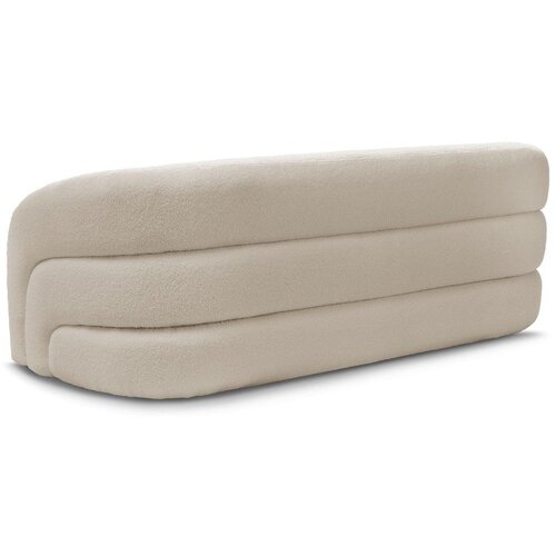Bobochic Paris Bež sedežna garnitura iz tkanine boucl&amp;eacute; 193 cm Elina &amp;ndash; Slike
