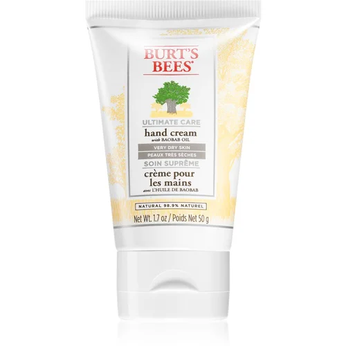 Burt's Bees Ultimate Care krema za roke z baobab oljem