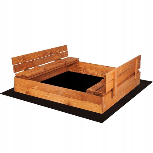 springos VELIKI ZAPRTI PESKOVNIK, IMPREGNIRAN LES, 120cm, PREMIUM, ZLOŽLJIV, (21635730) Cene