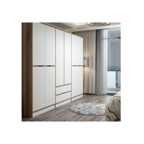 Hanah home Ormar Elina, 270x210x52cm, Bijeli Slike
