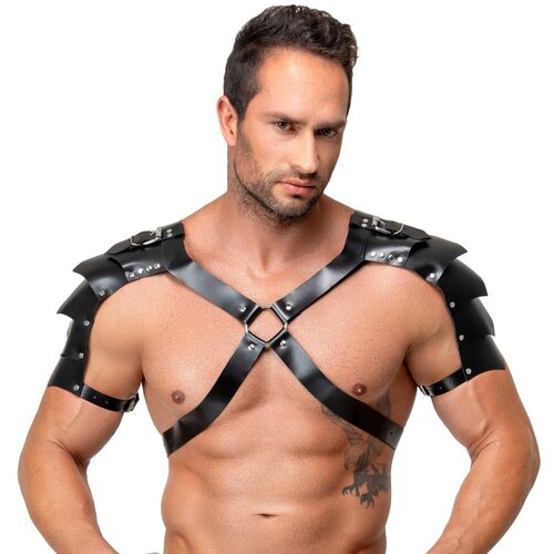 Zado Leather Chest &amp;amp; Shoulders Harness 2010283 Black S/M/L Slike