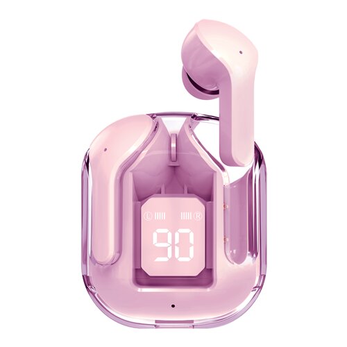ADDA Slušalke TWS-003-PK, Crystal TWS, v-ušesne, AAC, bluetooth 5.1, roza, (21255120) Cene